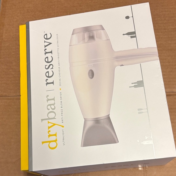 Drybar Other - NWT- Drybar Reserve Hair Dryer in Cream with Silver Accents